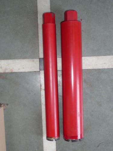 2 PIECES NEW DIAMOND CORE DRILL OF 52 MM &amp; 77 MM FOR WET CORE DRILLING