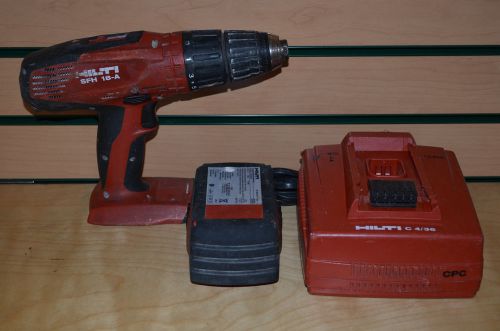 Hilti SFH 18-A Cordless Hammer Drill Driver 18V Body and One Battery Retail $419
