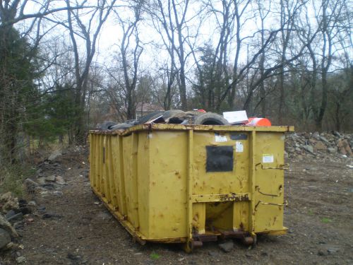 1 30 yard roll off continer dumpster sold as is /as seen