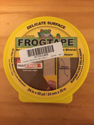 FrogTape 280220 .94-Inch x 60-Yard Delicate Surface Painting Tape