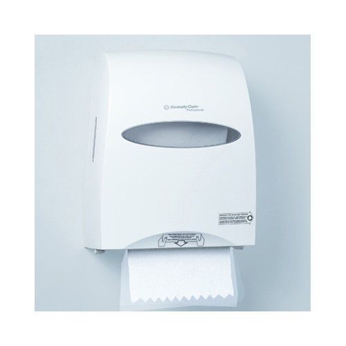 Kimberly-Clark In-Sight Sanitouch Hard Roll Towel Dispenser in Pearl White