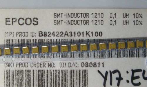100 pcs 0.1uH inductor Epcos B82422A3101K.