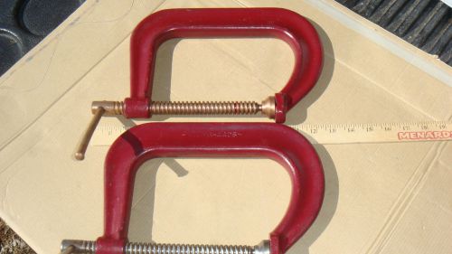 Vtg. wilton 6&#034; c-clamps no.4406 for sale
