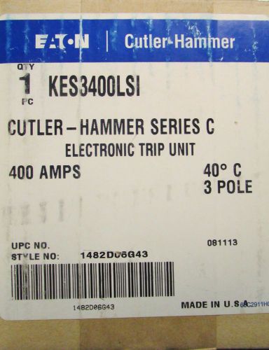 EATON CUTLER HAMMER K Frame Electric Trip Unit 3 Pole 400 Amp KES3400LSI