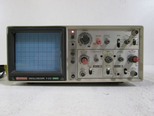 Hitachi V212 2-channel oscilloscope (AS-IS / see desc. / SHIPS FROM USA!) V 212