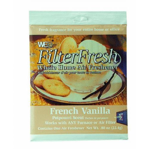 Web Products WVAN Vanilla Filter Scented Furnace Air Freshener Pad 6&#034; x 6&#034;