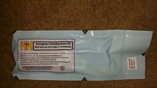 H&amp;H Emergency Cricothyrotomy Kit  exp 2017