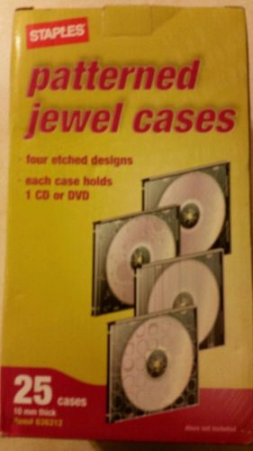 staples designer jewel cases 25_pack