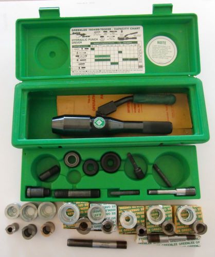 Greenlee Quick Draw Punch Kit 7804-SB with 10 Gauge Steel Slug Splitter Punches