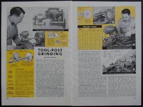 TOOL POST Grinding Grinder How-To use INFO basic operation