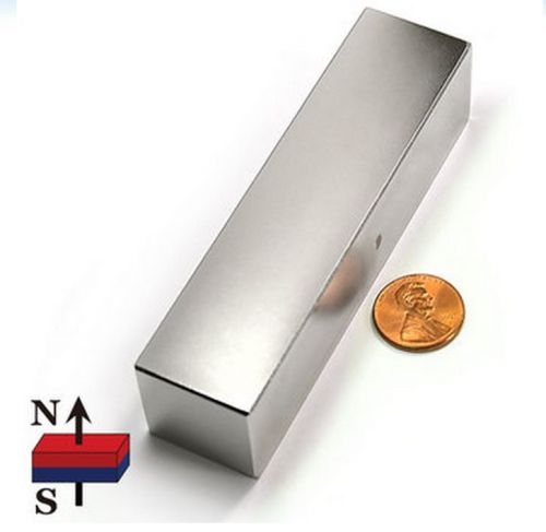 N45 Neodymium Rectangle Super Magnet 4x1x1 Rare Earth