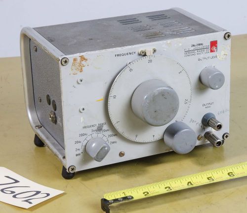 Oscillator; General Radio Model 1310; 2hz to 2Mhz  (CTAM #7602)