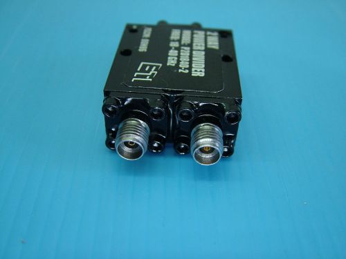 18 - 40GHz RF Divider Wideband 2Way 5W SMA P2D1840-2 MIL SPEC ETI