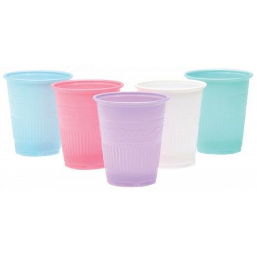 Pink Quality Plastic Disposable 5oz High-gloss Cups  1000/ct Snack Refill Party