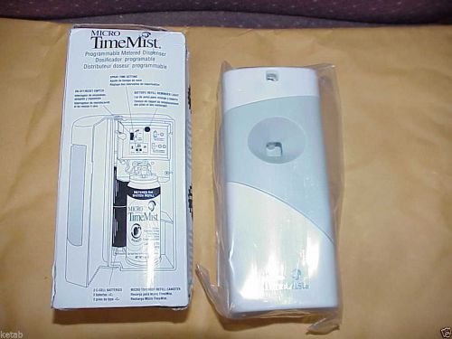 TIMEMIST 32-1041TM1  Air Freshener Dispenser, White/Gray