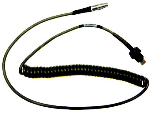 &#034;Motorola&#034;  Lemo Connector Coiled Cable (25-06841-01) DB-9 Female