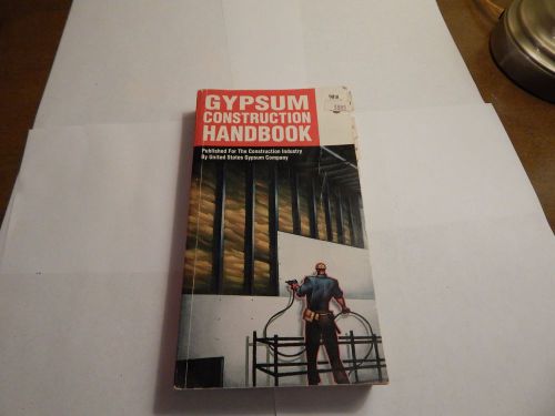 Gypsum Construction Handbook by United States Gypsum Company