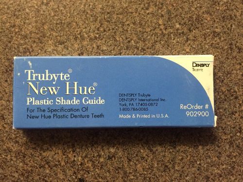 Trubyte New Hue Shade Guide Dentsply ReOrder # 902900