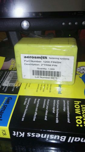 Aerosmith 2&#034; trim pin lot of 4500 pins