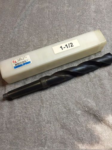 Chicago-Latrobe - 1-1/2 Inch, 4MT, High Speed Steel, 118 Degree Point Angle,