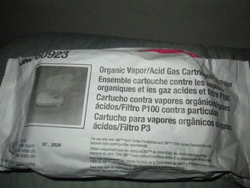 3m 60923 Organic Vapor/ Acid Gas cartridge / p100 Filter