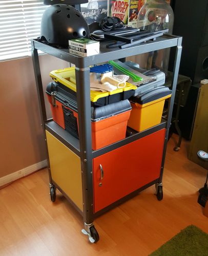 Vintage audio/video adjustable height utility cart - pick up only! for sale