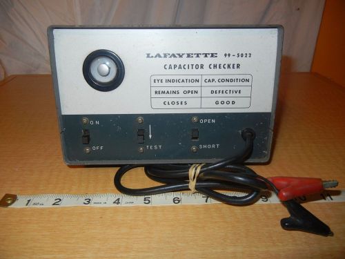 Lafayette Capacitor/Resistance Analyzer mod 99-5022 Vacuum Tube UNTOUCHED