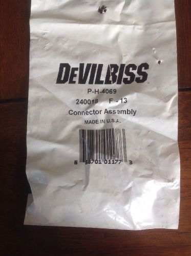 DEVILBISS 240018 CONNECTOR ASSEMBLY P-H-4069