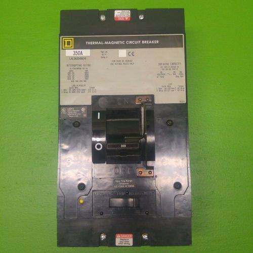 Square D LAL363508041 99251 350a a amp 600vac-250vdc 3 pole Thermal Magnetic