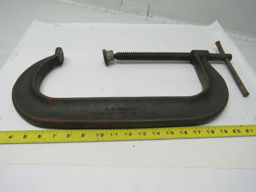 J H WILLIAMS CC-412 Drop Forged HD 12&#034; C Clamp Welding Forcing Holding Clamp
