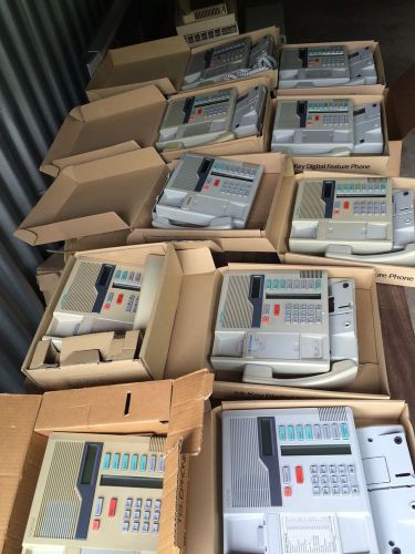 Lot of 10 Meridian Business / Office Phones and Handsets Model M7208