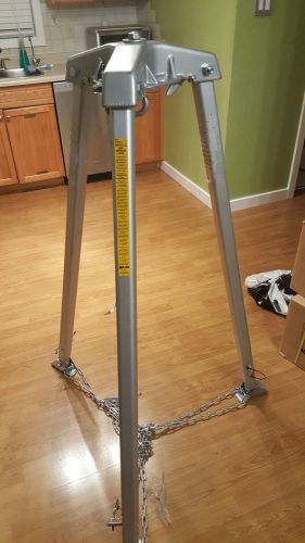 Miller confined space manhole tripod rescue system 51/7ft for sale