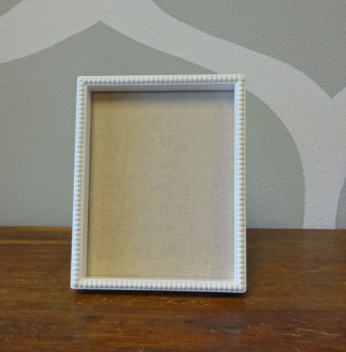 Unknown white jewelry keepsake upright frame display - 8 x 10 for sale