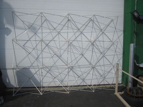 10 Foot Pop-up Trade Show Display Frame Only 10 x 7 1/2 Foot Tall