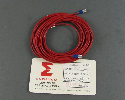 240&#034; Endevco 3090C Low Noise Cable Assembly, 500°F, 684 pF