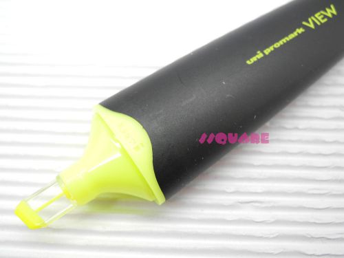 3 x Uni-Ball Promark VIEW USP-200 Fluorescent Highlighters Marker, Yellow