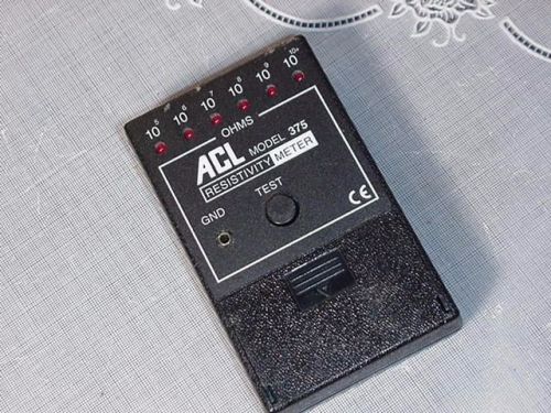 ACL Model 375 Resistivity / Sensitivity Meter Ground Input Used