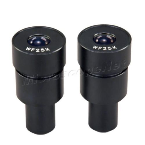 Two WF25X/9 Widefield Eyepieces for Stereo Microscopes 30.0mm