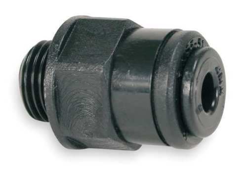 JOHN GUEST PM011214E-PK10 Male Connector,12mm Tube OD,Black,PK 10 NEW !!!