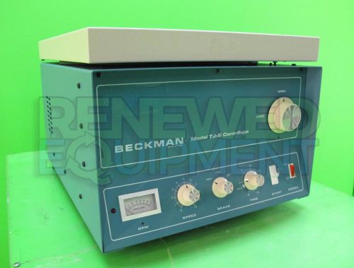 Beckman tj-6rs benchtop centrifuge with swing bucket rotor for sale
