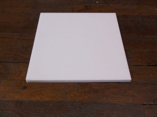 High Density Polyethylene Sheet Stock  24&#034; X 24&#034; x 1-1/4&#034; Off White 1ZAN4 (B70S)