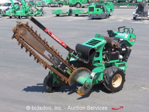 2011 ditch witch rt24 walk behind trencher honda engine 22hp bidadoo for sale
