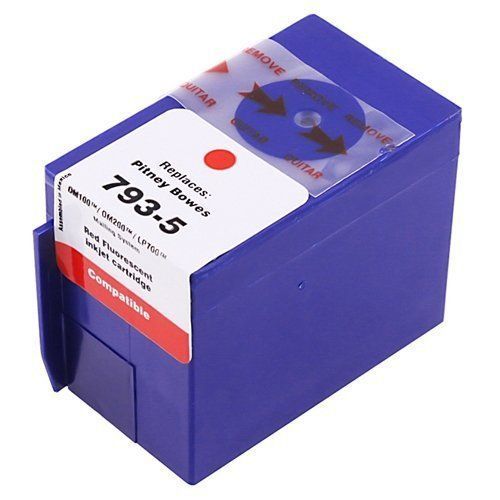 1 X Pitney Bowes 793-5 Premium Compatible High Value Red Inkjet Cartridge