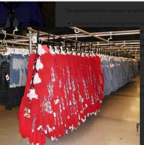 Hang under hangers hanger straps hook straps retail hanger clothing close rack for sale