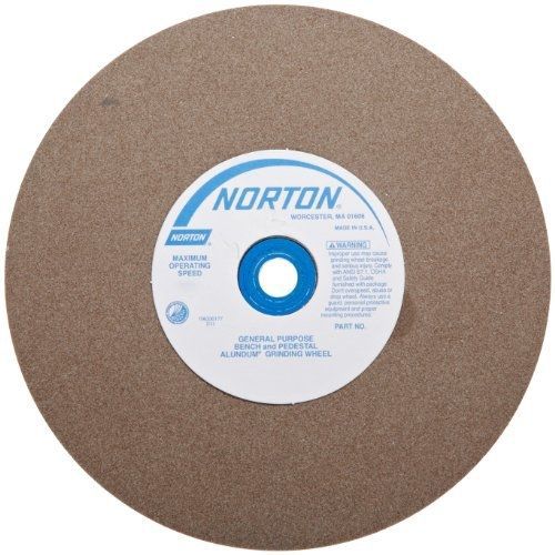 Norton Abrasives - St. Gobain Norton Bench and Pedestal Abrasive Wheel, Type 01