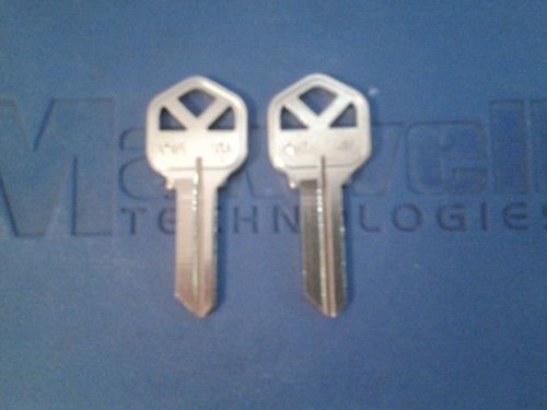 Kw1 kwikset key blanks, taylor brand brass blanks (two per purchase) for sale