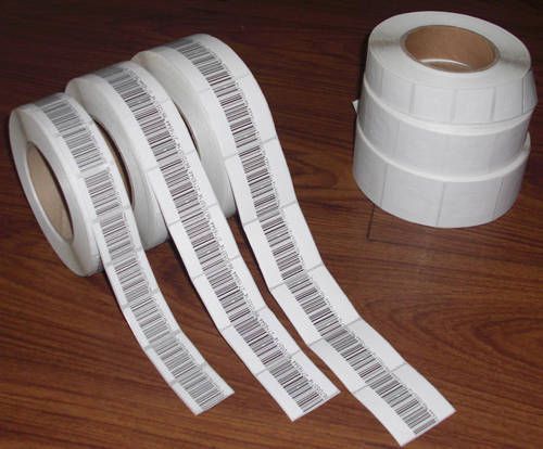 EAS THEFT PREVENTION 10,000 RF 8.2 MHZ Checkpoint® Compatible Labels. BLOWOUT!!