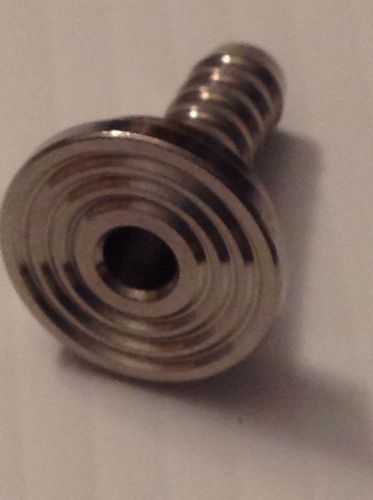 3/16-Inch Tail Piece - Stainless Steel - Draft Beer Kegerator Hose Fitting Part