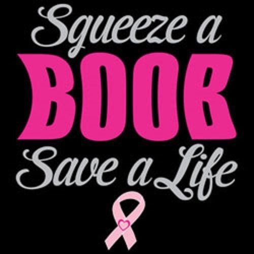 Squeeze A Boob Breast Cancer HEAT PRESS TRANSFER for T Shirt Sweatshirt 735b