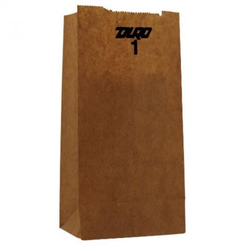 1 lb capacity, duro grocery bag, kraft paper, 3-1/2&#034;x2-3/8&#034;x6-7/8&#034; 500 ct, id# for sale